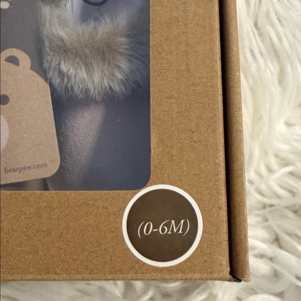 BearPaw Faux Fur Baby Booties - color Lipink brand new see all photos - Picture 2 of 9